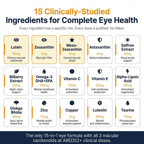 VisioVance 15 in 1 Advanced Eye Formula