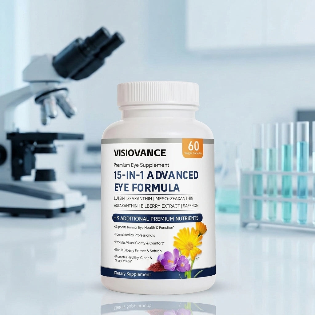 visiovance bottle in laboratory
