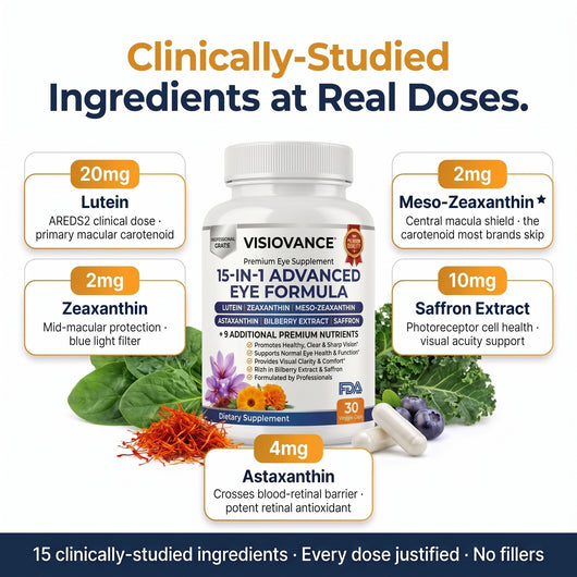 VisioVance 15 in 1 Advanced Eye Formula